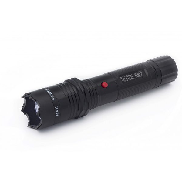 TACTICAL FORCE FLASHLIGHT STUN GUN BLACK – Security Tacticals